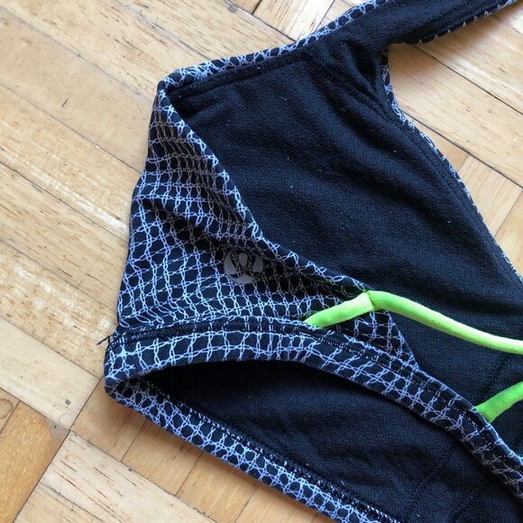 Lululemon Bra Free to Be Zen Size 4 Black Strappy Back Workout Gym Activewear - Picture 3 of 5